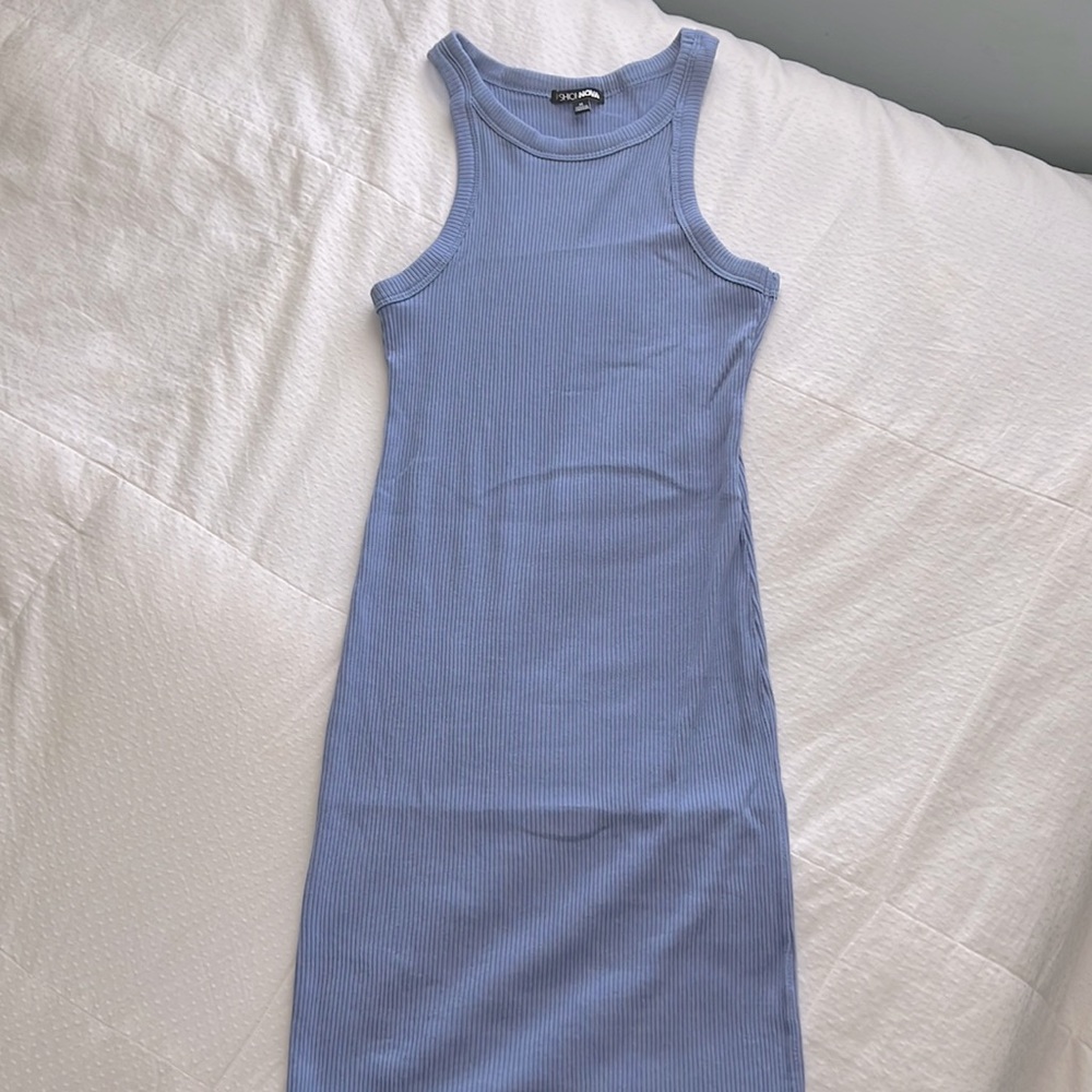 Fashion Nova periwinkle midi dress